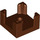 LEGO Reddish Brown Wall 2 x 2 x 1 with Knob (3131)