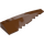 레고 붉은 갈색 쐐기 10 x 3 x 1 더블 둥근 오른쪽 (50956)