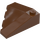 LEGO Reddish Brown Wedge 4 x 4 (18°) Corner (43708)