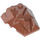 LEGO Reddish Brown Wedge 4 x 4 with Jagged Angles (28625 / 64867)