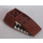 LEGO Reddish Brown Wedge 6 x 4 Triple Curved Inverted with Smiling Jaws with Teeth Sticker (43713)