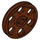LEGO Brun rougeâtre Coin Courroie Roue (4185 / 49750)