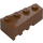 LEGO Reddish Brown Wedge Brick 2 x 4 Right (41767)