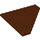 LEGO Reddish Brown Wedge Plate 10 x 10 without Corner without Studs in Center (92584)