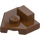 LEGO Reddish Brown Wedge Plate 2 x 2 Angled with Center Stud (27928)