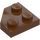 LEGO Reddish Brown Wedge Plate 2 x 2 Cut Corner (26601)