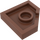LEGO Reddish Brown Wedge Plate 2 x 2 Cut Corner (26601)