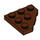 LEGO Reddish Brown Wedge Plate 3 x 3 Corner (2450)