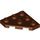 LEGO Reddish Brown Wedge Plate 3 x 3 Corner (2450)