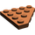 LEGO Rötlich-braun Keil Platte 4 x 4 Ecke (30503)