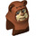 LEGO Punaruskea Wicket Ewok Pää jossa Beige Kasvot  (15050 / 50107)