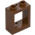 LEGO Reddish Brown Window Frame 1 x 2 x 2 (60592 / 79128)