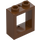 LEGO Reddish Brown Window Frame 1 x 2 x 2 (60592 / 79128)