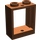 LEGO Brun rougeâtre Fenêtre Cadre 1 x 2 x 2 (60592 / 79128)