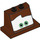 LEGO Rötlich-braun Windschutzscheibe 2 x 4 x 3 mit Mater Augen (94856)