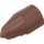 LEGO Brun rougeâtre Pare-brise 4 x 7 x 2 Rond Pointed (30384)