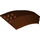 LEGO Reddish Brown Windscreen 6 x 8 x 2 Curved (40995 / 41751)