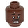 LEGO Reddish Brown Winston Zeddemore Minifigure Head (Recessed Solid Stud) (3626 / 18874)