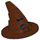 LEGO Reddish Brown Wizard Hat with Sorting Hat with Smooth Surface (6131 / 92825)