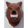 LEGO Reddish Brown Wolf Head with Dark Brown Fur (10302 / 14028)