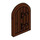 LEGO Rötlich-braun Wood Tür mit hinges for 30044 (3347 / 94161)