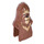 LEGO Reddish Brown Wookiee Head with Face and Chest Fur (19526)