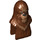 LEGO Rötlich-braun Wookiee Kopf mit Gesicht und Chest Fur (19526)
