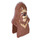 LEGO Rötlich-braun Wookiee Kopf mit Gesicht und Chest Fur (19526)
