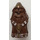 LEGO Reddish Brown Wookiee Head with Warrior Outfit (52872)