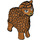 LEGO Reddish Copper Llama with Green Eyes and Gold Mouth (66221 / 66601)