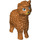 LEGO Reddish Copper Llama with Green Eyes and Gold Mouth (66221 / 66601)