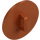 LEGO Reddish Copper Shield - Round with Stud (17835 / 91884)