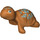 LEGO Reddish Copper Turtle (Walking) with Blue scales (66590 / 66709)
