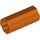 LEGO Roodachtig oranje As Connector (Glad met  &#039;x&#039;-vormig gat) (59443)