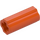 LEGO Roodachtig oranje As Connector (Glad met  &#039;x&#039;-vormig gat) (59443)