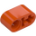 LEGO Reddish Orange Beam 2 with Axle Hole and Pin Hole (40147 / 74695)