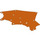 LEGO Reddish Orange Dragon Wing (Tattered) Left (106713)