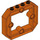 LEGO Rötlich orange Panel 1 x 6 x 4.3 mit Fenster (49699)