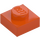 LEGO Reddish Orange Plate 1 x 1 (3024 / 30008)