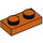LEGO Rötlich orange Platte 1 x 2 (3023 / 28653)