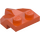 LEGO Reddish Orange Plate 1 x 2 with 3 Rock Claws (27261)