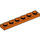 LEGO Reddish Orange Plate 1 x 6 (3666)