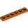 LEGO Rötlich orange Platte 1 x 6 (3666)
