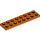 LEGO Reddish Orange Plate 2 x 8 (3034)