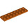 LEGO Reddish Orange Plate 2 x 8 (3034)