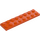 LEGO Reddish Orange Plate 2 x 8 (3034)