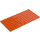 LEGO Reddish Orange Plate 8 x 16 (92438)