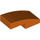 LEGO Reddish Orange Slope 1 x 2 Curved (11477)
