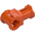 LEGO Reddish Orange Technic Through Axle Connector with Bushing (32039 / 42135)