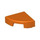 LEGO Orange rougeâtre Tuile 1 x 1 Trimestre Cercle (25269 / 84411)